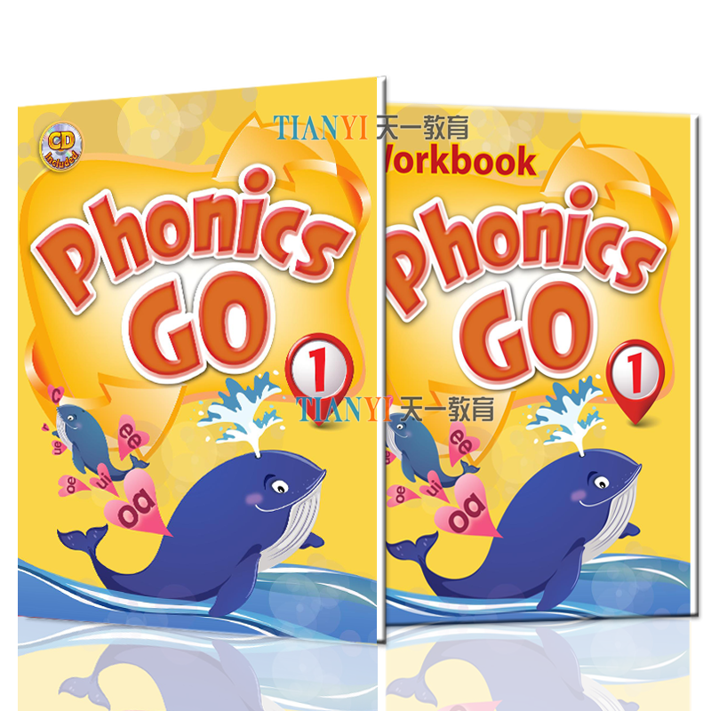 Phonics Go1级别【学生用书+练习册+CD】