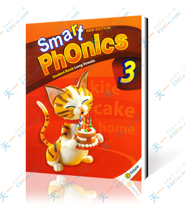 Smart Phonics三级学生书+彩色练习册+CD-ROM软件