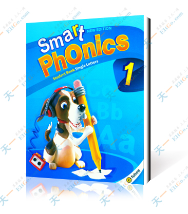Smart Phonics一级学生书+彩色练习册+CD-ROM软件